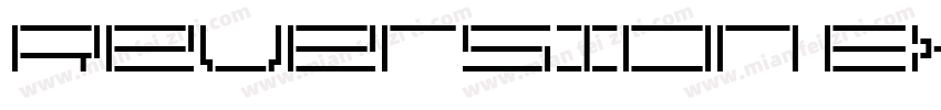 Reversion ExtraBold字体转换